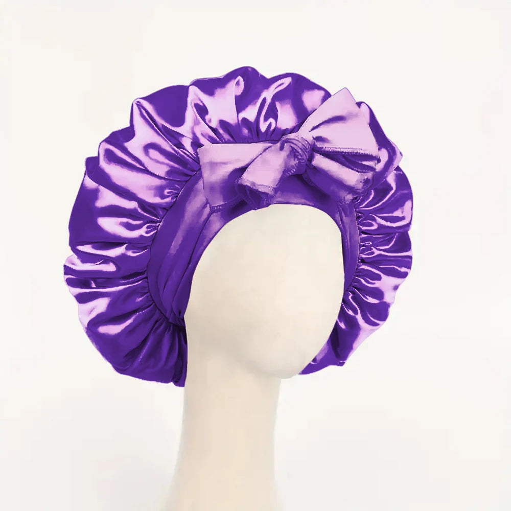 Bonnet en Satin pour Cheveux.