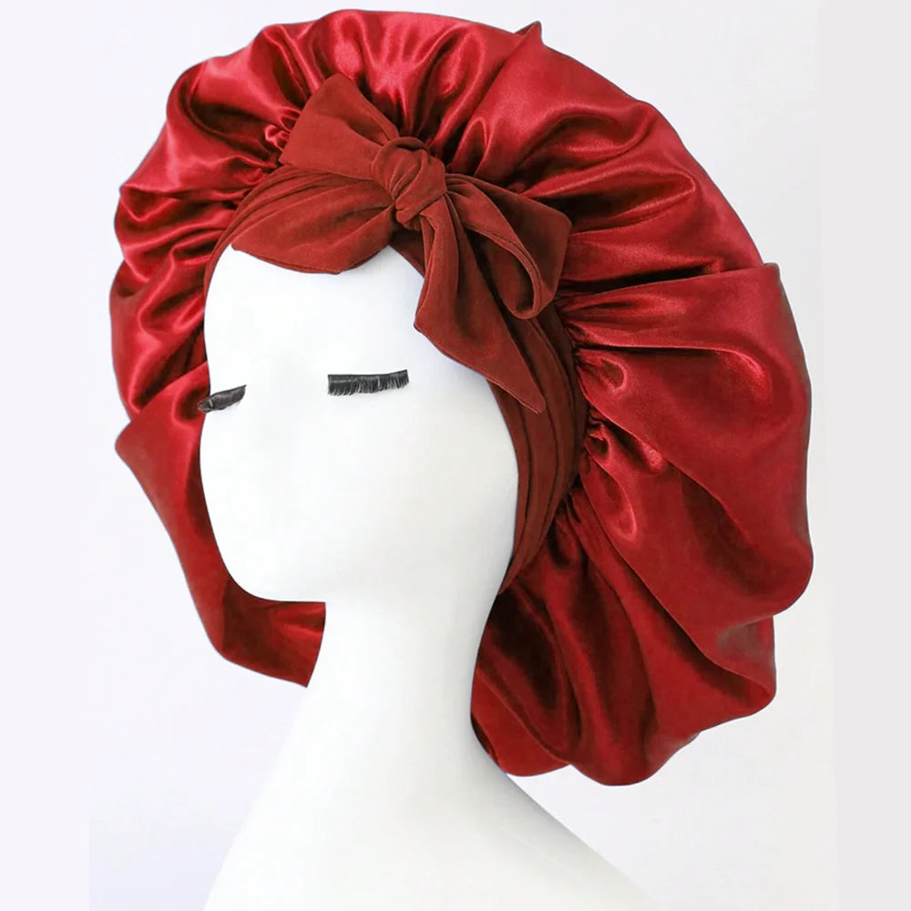 Bonnet en Satin pour Cheveux.