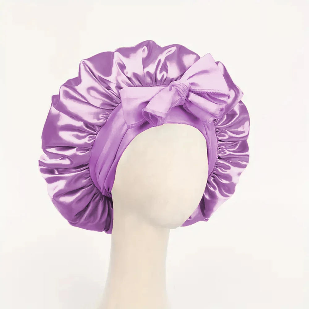 Bonnet en Satin pour Cheveux.
