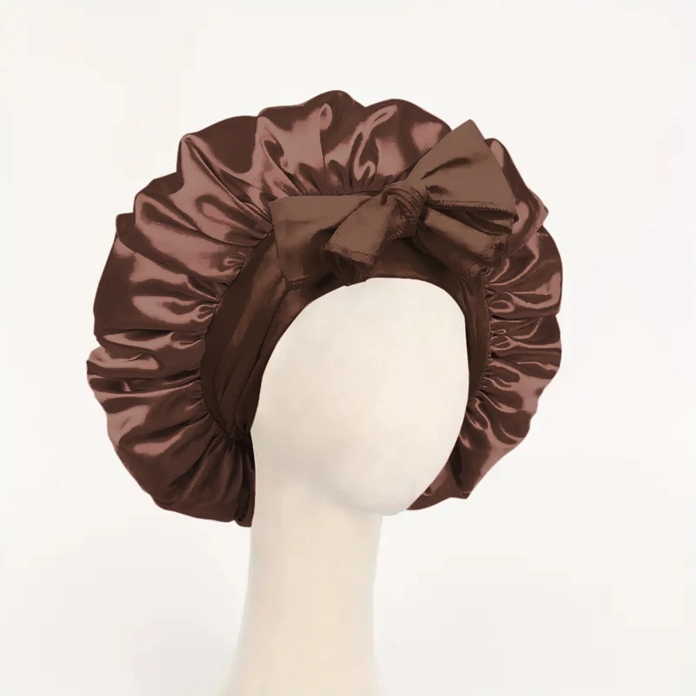 Bonnet en Satin pour Cheveux.