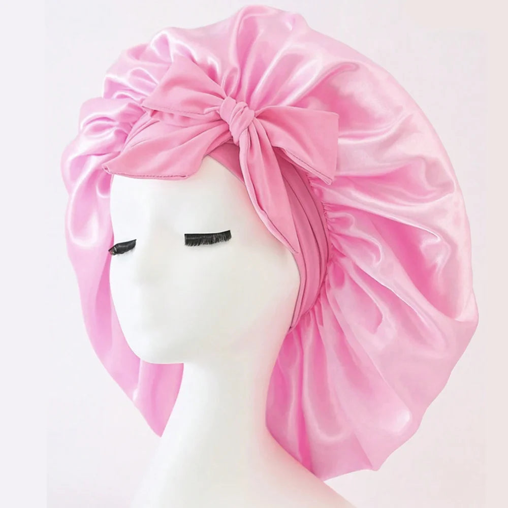 Bonnet en Satin pour Cheveux.
