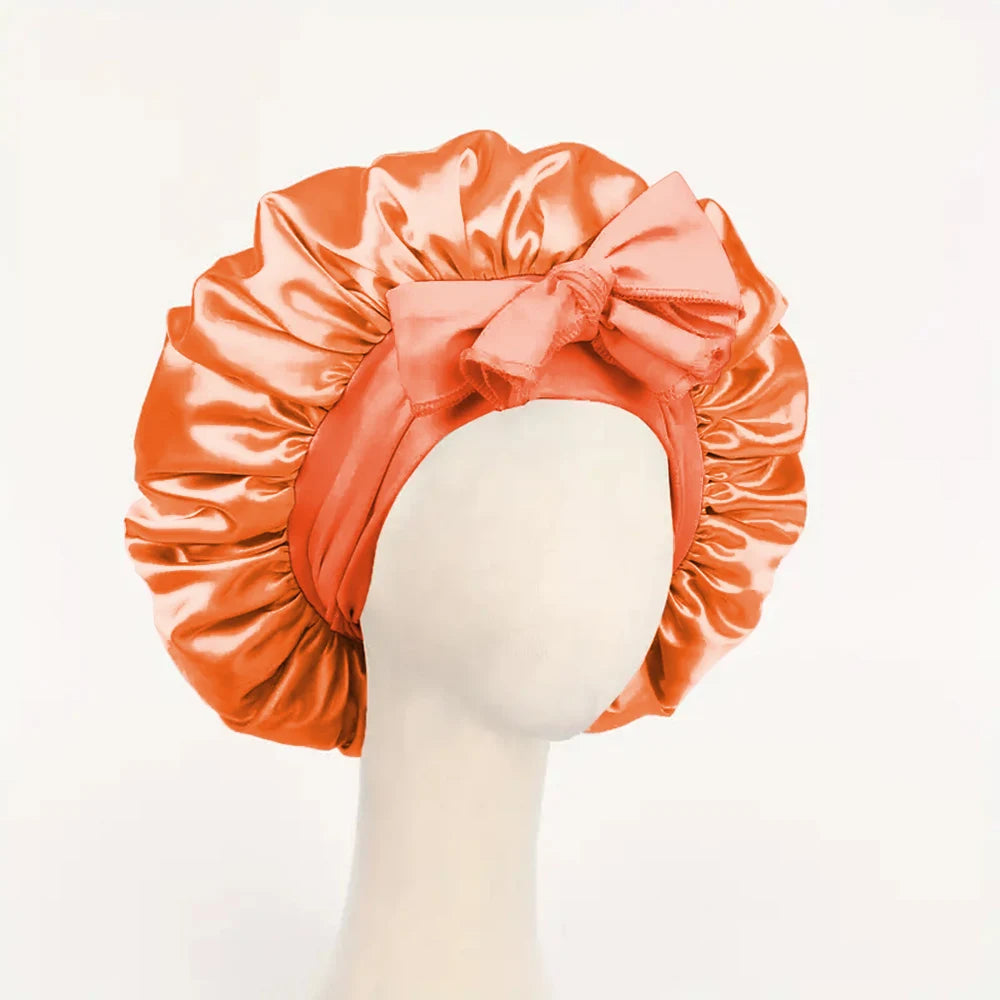 Bonnet en Satin pour Cheveux.