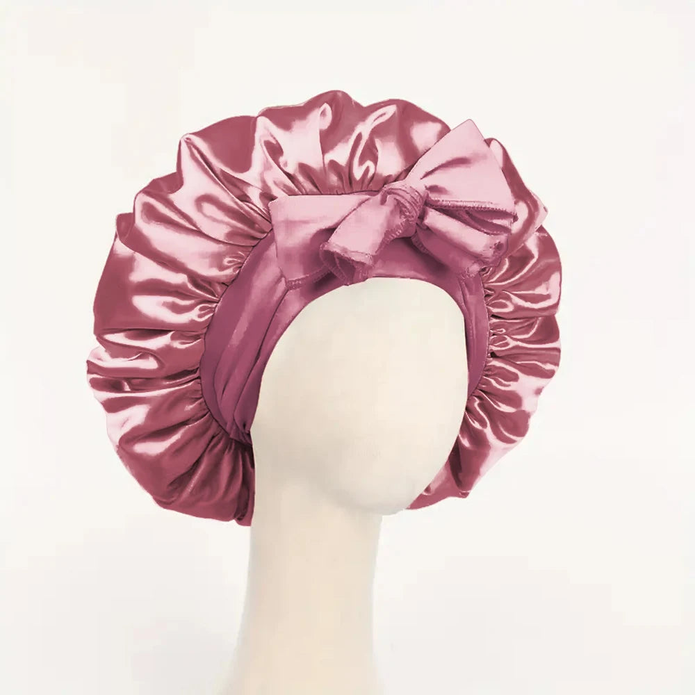 Bonnet en Satin pour Cheveux.