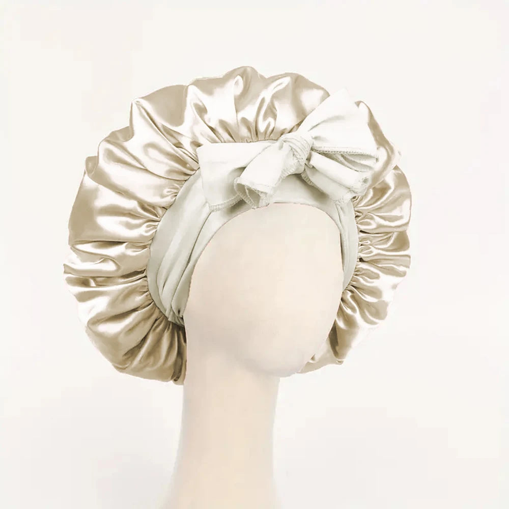 Bonnet en Satin pour Cheveux.