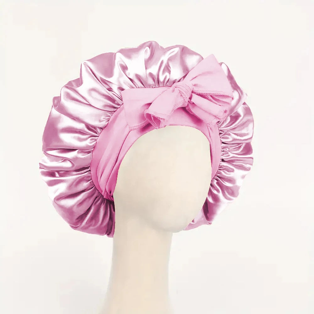 Bonnet en Satin pour Cheveux.