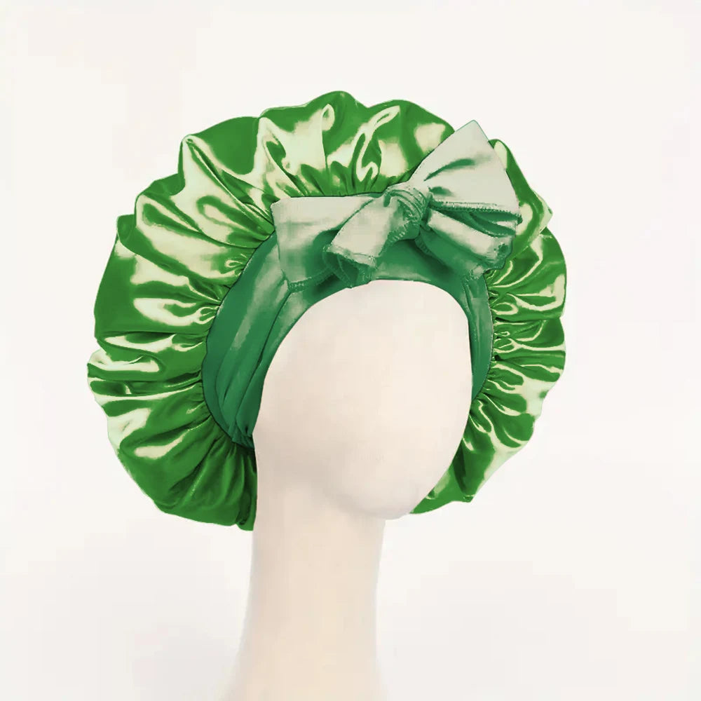 Bonnet en Satin pour Cheveux.