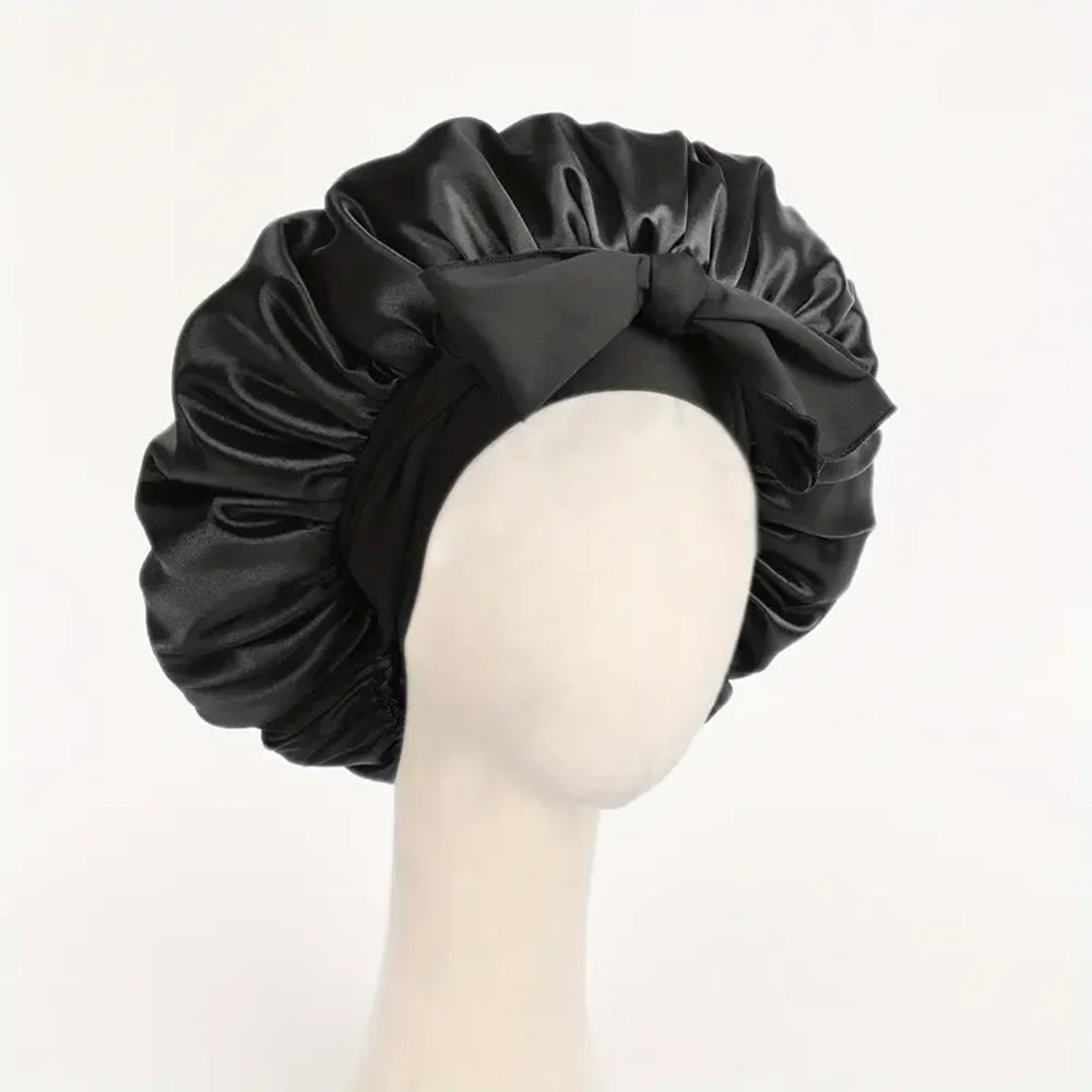 Bonnet en Satin pour Cheveux.