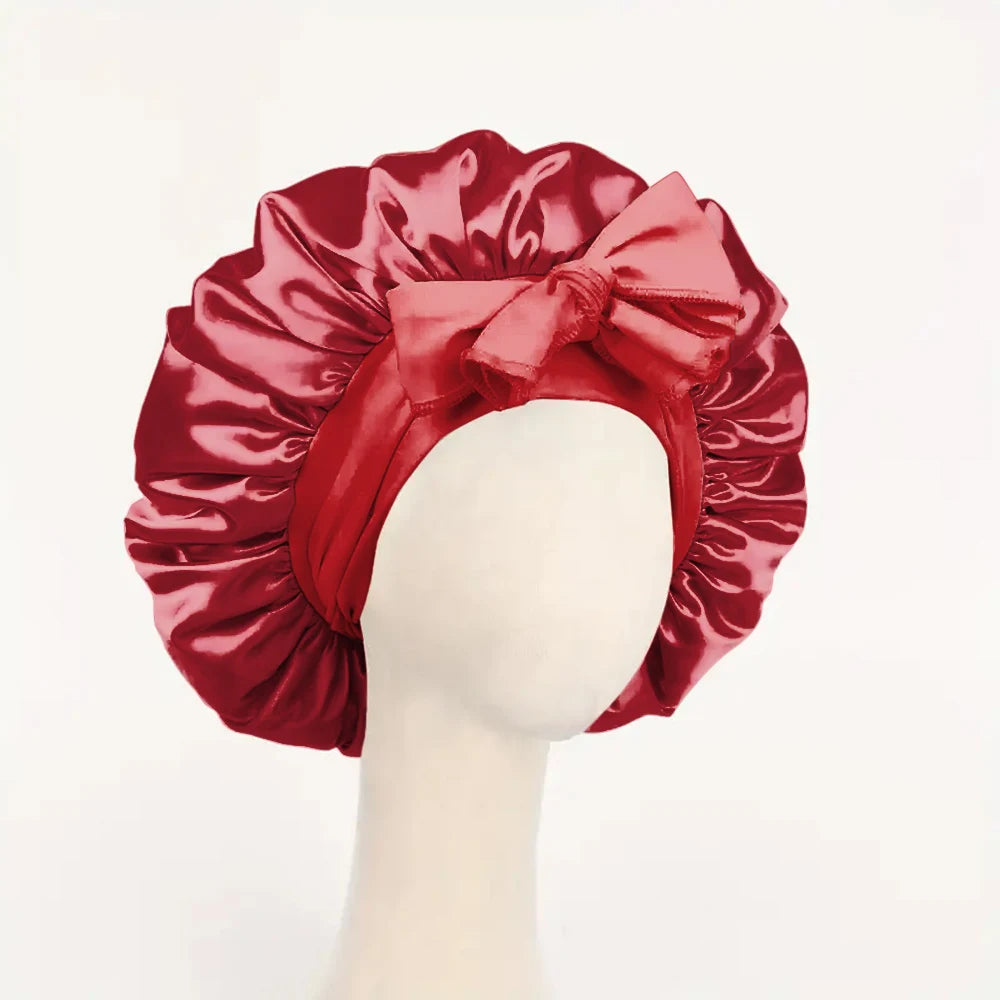 Bonnet en Satin pour Cheveux.