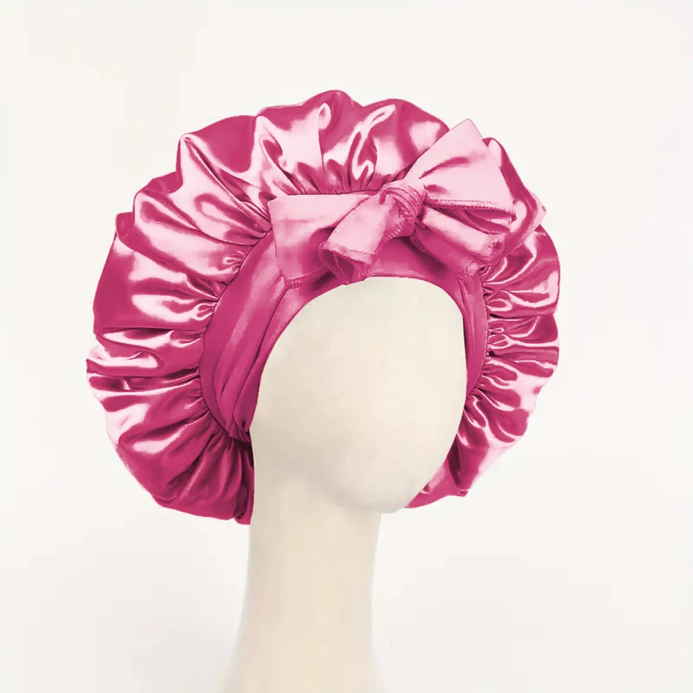 Bonnet en Satin pour Cheveux.